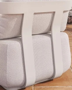 Kave Home Outdoor Fauteuil Tamaris Aluminium Ecru