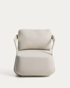 Kave Home Outdoor Fauteuil Tamaris Aluminium Ecru