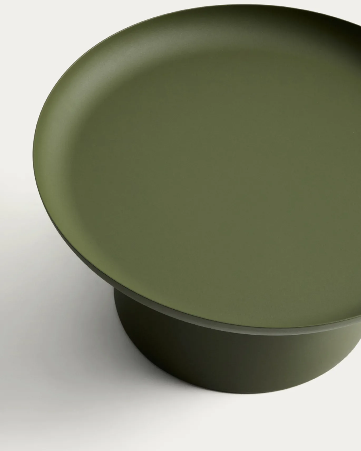 Kave Home Outdoor Salontafel Arcola Aluminium Groen Ø70cm