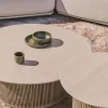Kave Home Outdoor Salontafel Orosei Sintered Stone Beige Ø90cm
