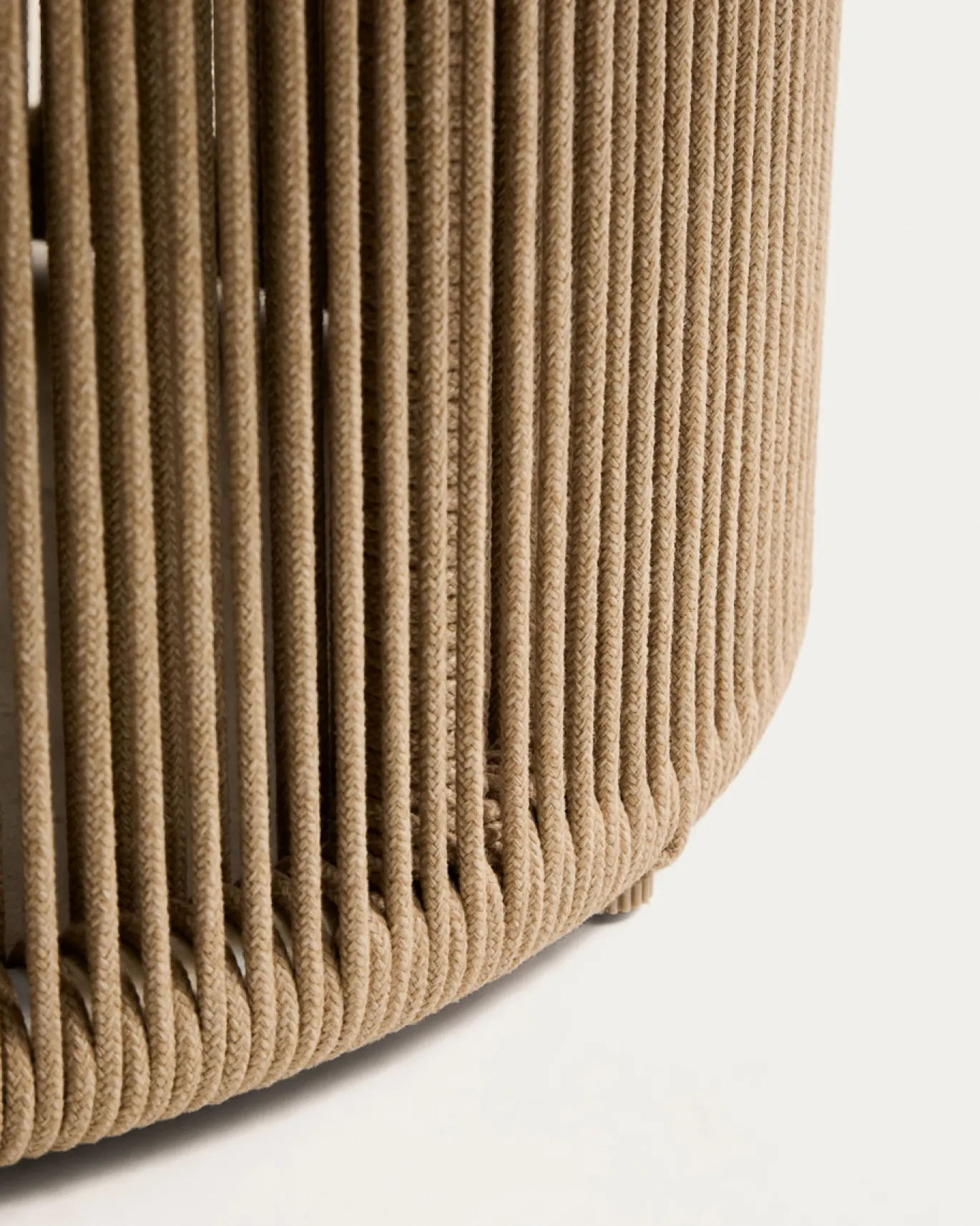 Kave Home Outdoor Salontafel Orosei Sintered Stone Beige Ø90cm