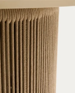 Kave Home Outdoor Salontafel Orosei Sintered Stone Beige Ø90cm