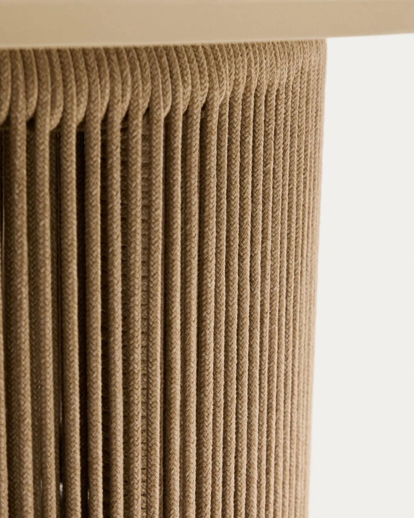 Kave Home Outdoor Salontafel Orosei Sintered Stone Beige Ø90cm