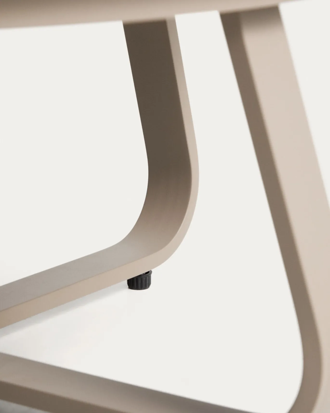 Kave Home Outdoor Salontafel Tamaris Aluminium Taupe Ø48cm