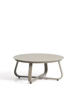 Kave Home Outdoor Salontafel Tamaris Aluminium Taupe Ø48cm