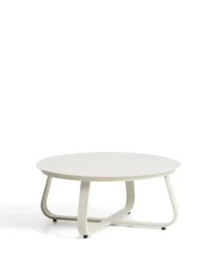 Kave Home Outdoor Salontafel Tamaris Aluminium Beige Ø48cm