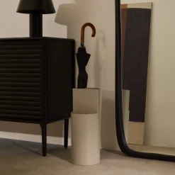 Kave Home Paraplubak Atin Beige Metaal