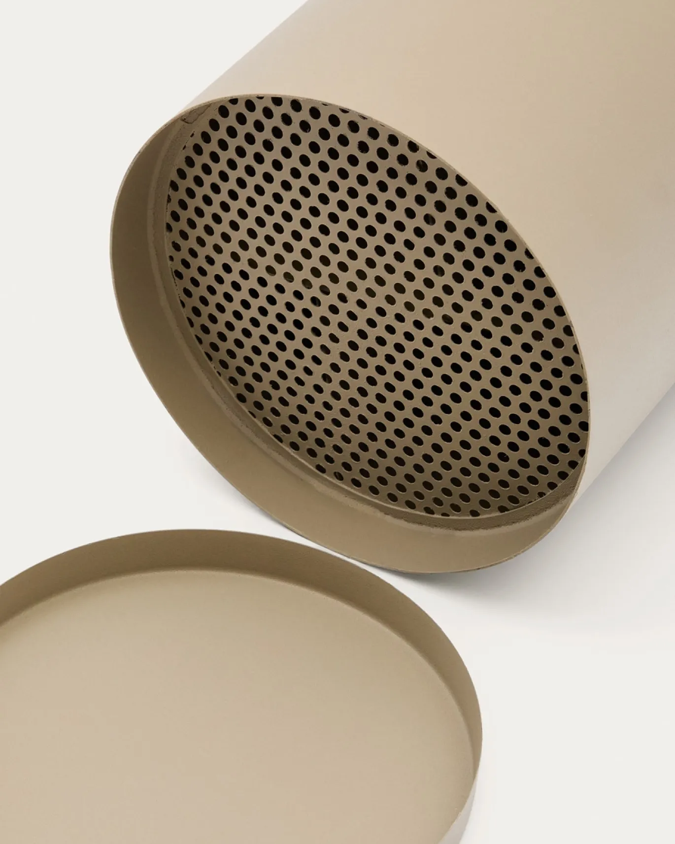 Kave Home Paraplubak Atin Beige Metaal