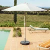 Kave Home Parasol Milna Staal Taupe Beige Ø300cm