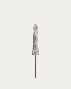 Kave Home Parasol Milna Staal Taupe Beige Ø300cm