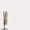 Kave Home Parasol Noli Excentrisch Aluminium Taupe Beige 300x420cm