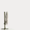 Kave Home Parasol Noli Excentrisch Aluminium Groen Beige Ø300cm