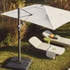 Kave Home Parasolvoet Alfaz Plastic Zwart 98x98cm