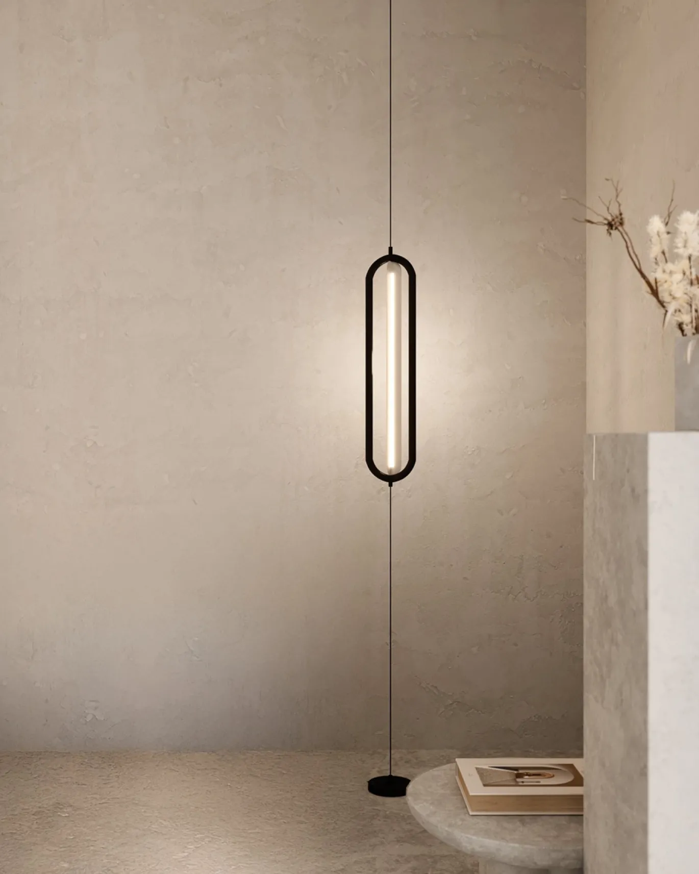 Kave Home Plafondlamp Bow Zwart Aluminium Ø16cm