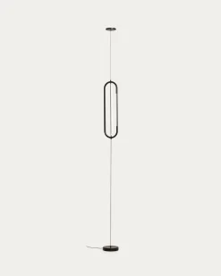 Kave Home Plafondlamp Bow Zwart Aluminium Ø16cm