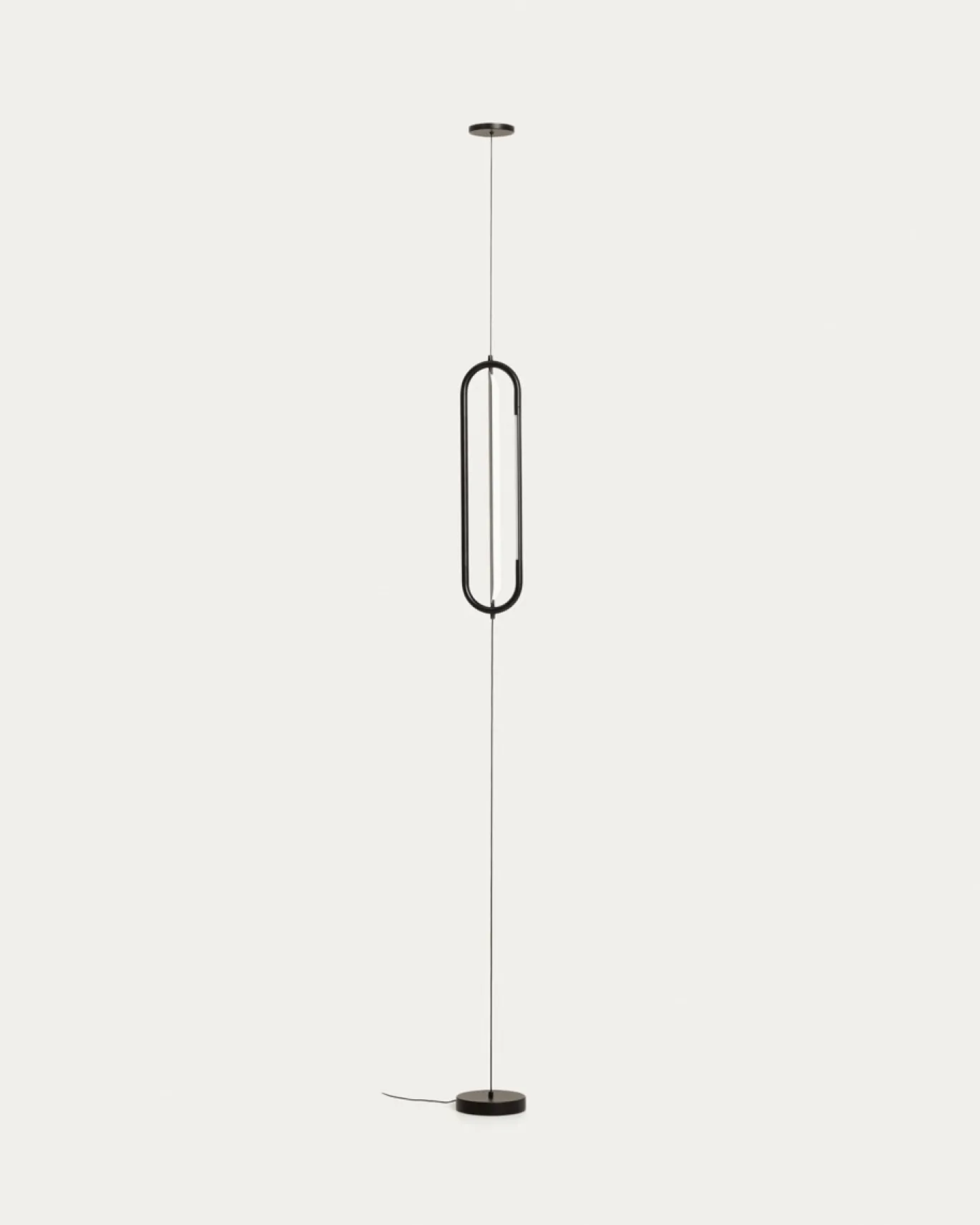 Kave Home Plafondlamp Bow Zwart Aluminium Ø16cm