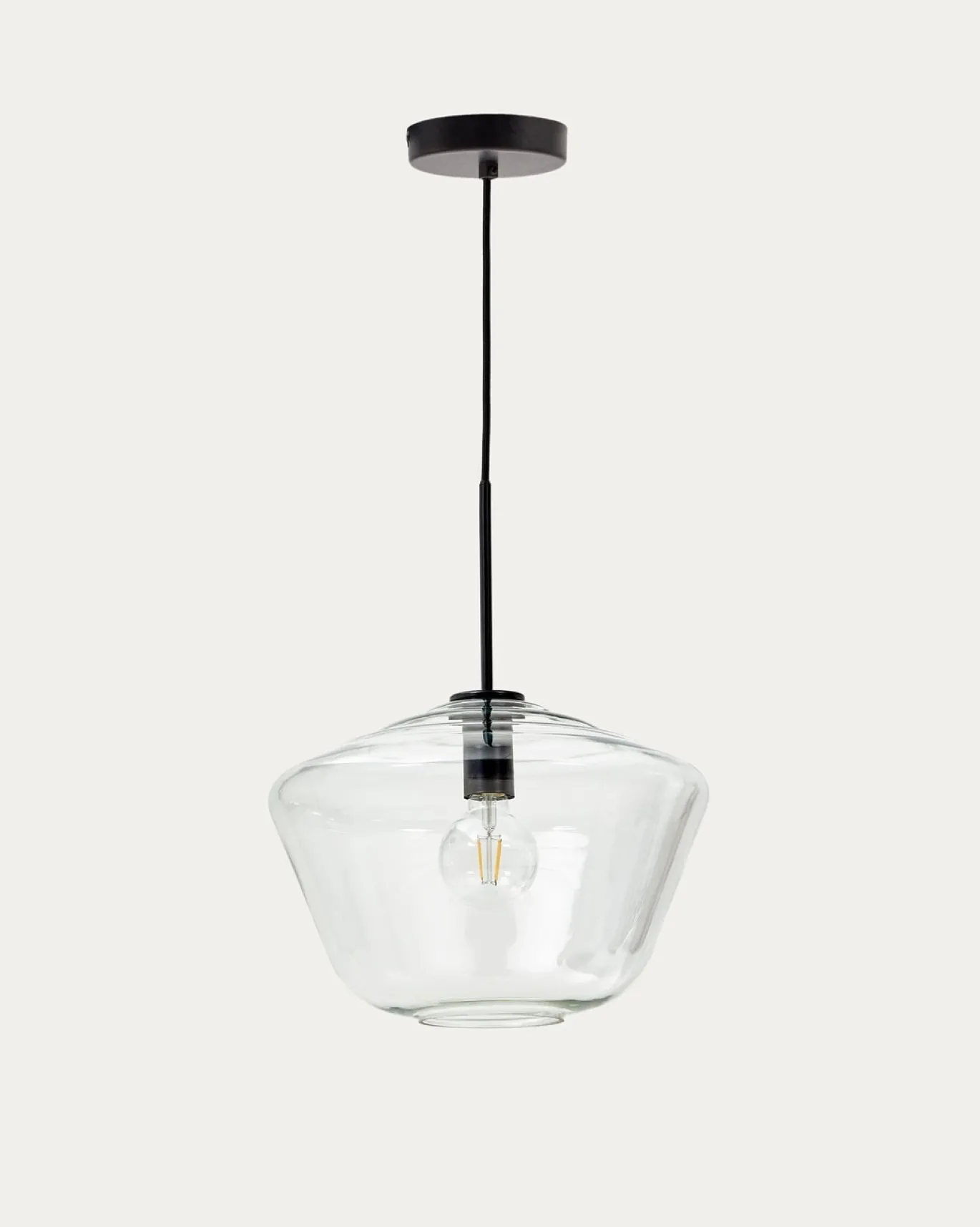 Kave Home Plafondlamp Mao Glas Ø35cm