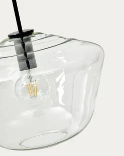 Kave Home Plafondlamp Mao Glas Ø35cm