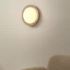 Kave Home Plafondlamp Novae Metaal Glas Lichtgrijs Ø40cm