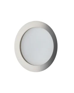 Kave Home Plafondlamp Novae Metaal Glas Lichtgrijs Ø40cm