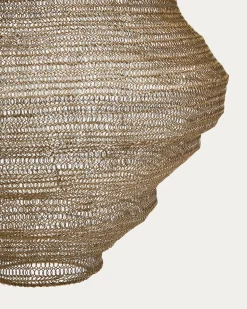 Kave Home Plafondlamp Sarraco Goudkleurig Metaal Ø58cm