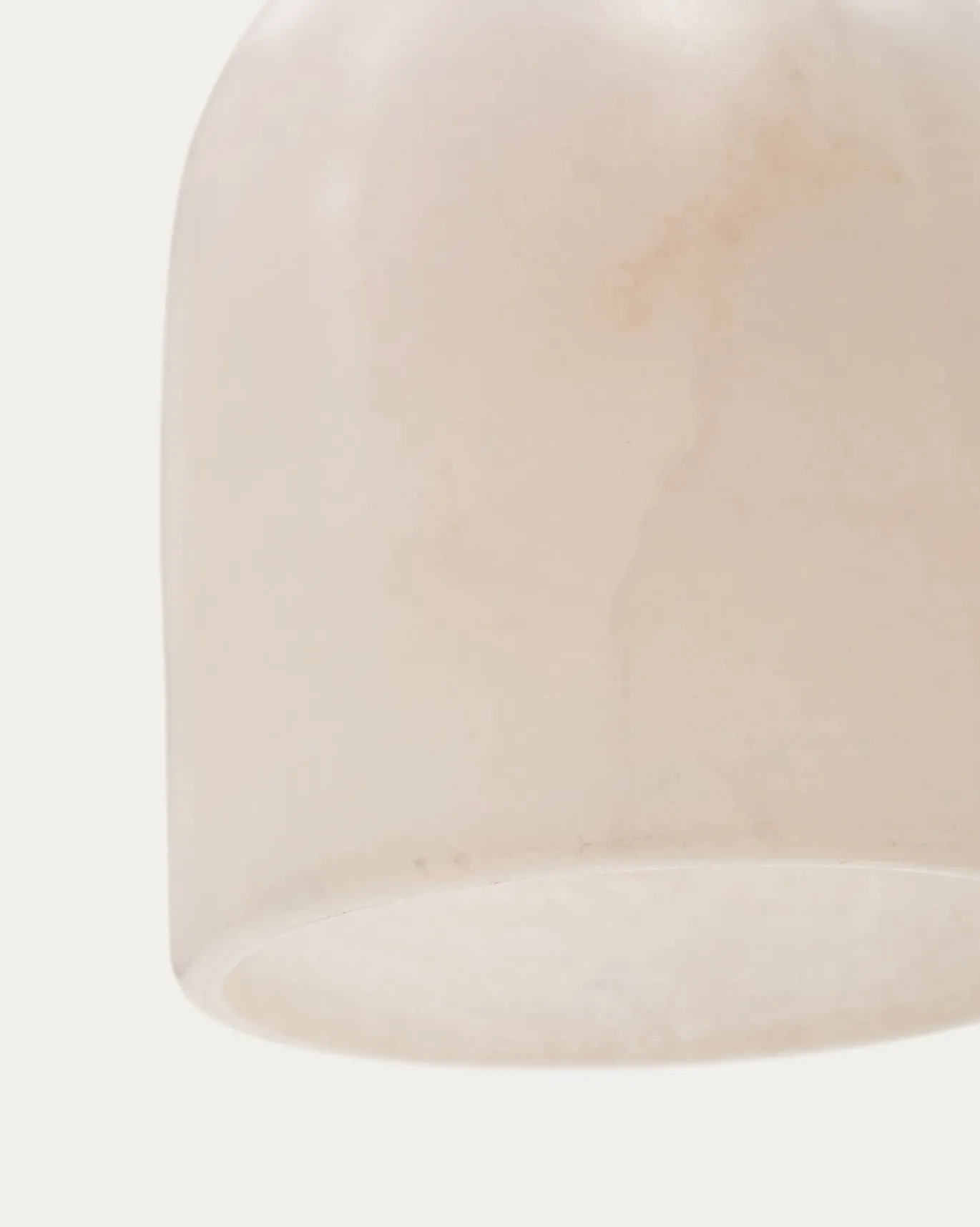 Kave Home Plafondlamp Shenli Albast Ø15cm