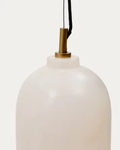 Kave Home Plafondlamp Shenli Albast Ø15cm