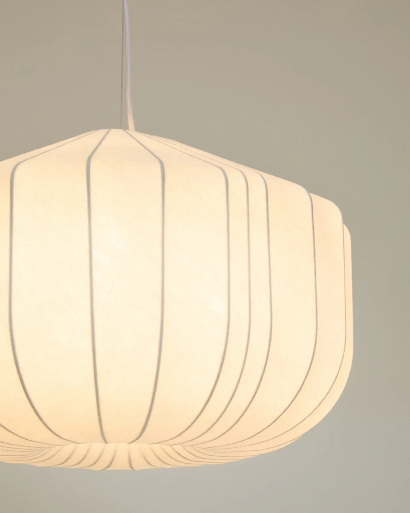 Kave Home Plafondlamp Somar Vezels en Stalen Staven Ø51cm