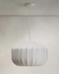 Kave Home Plafondlamp Somar Vezels en Stalen Staven Ø51cm