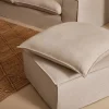 Kave Home Poef Anarela Beige Linnen Kussen 80x80cm
