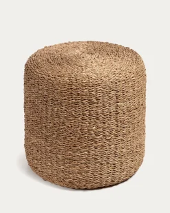 Kave Home Poef Someina Zeegras Ø40cm