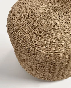 Kave Home Poef Someina Zeegras Ø40cm