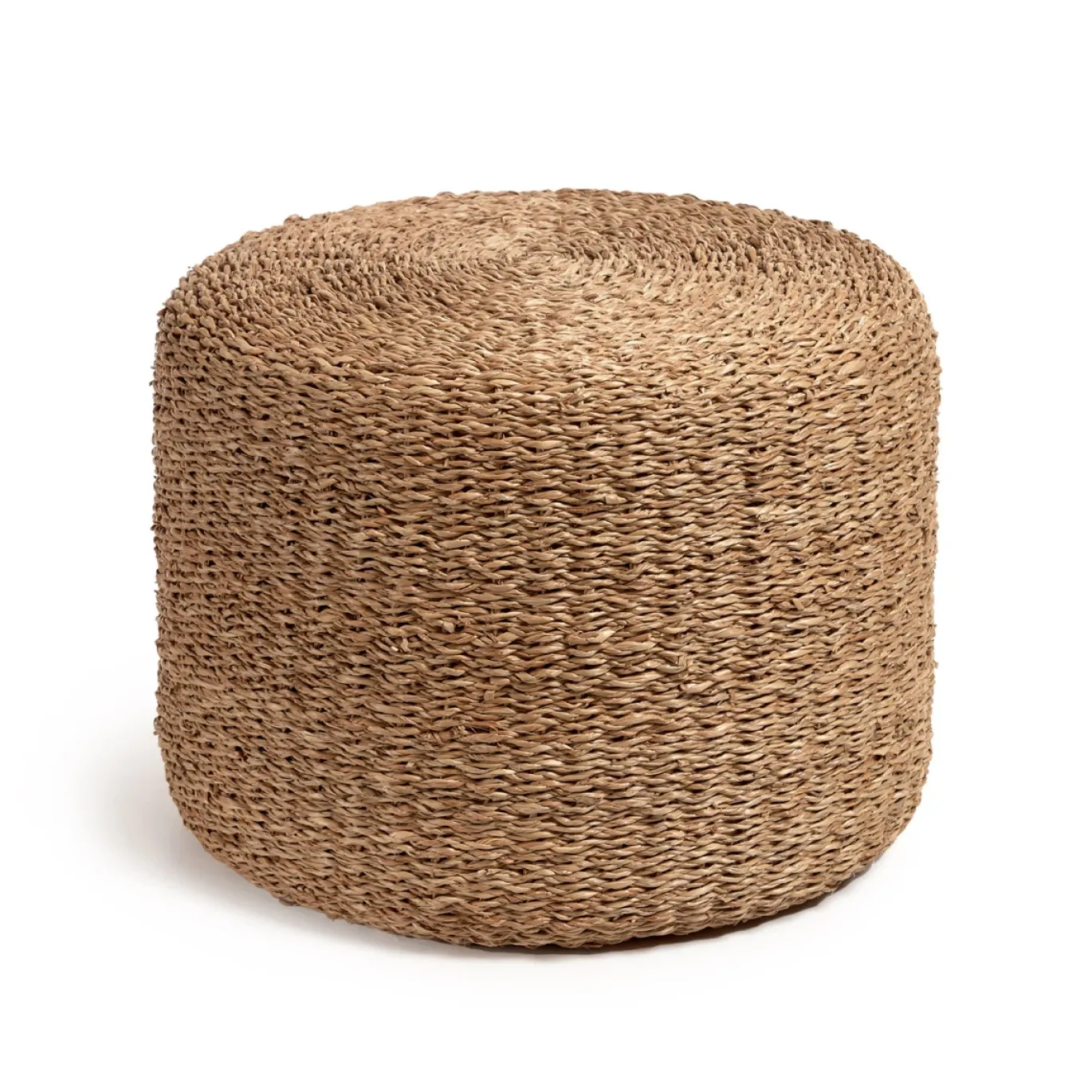 Kave Home Poef Someina Zeegras Ø40cm