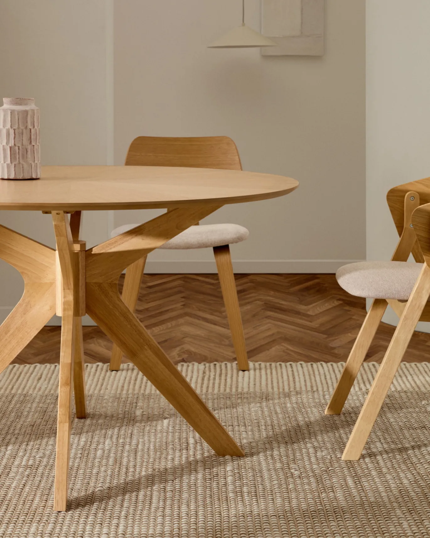 Kave Home Ronde Tafel Naanim Eikenfineer Ø120cm