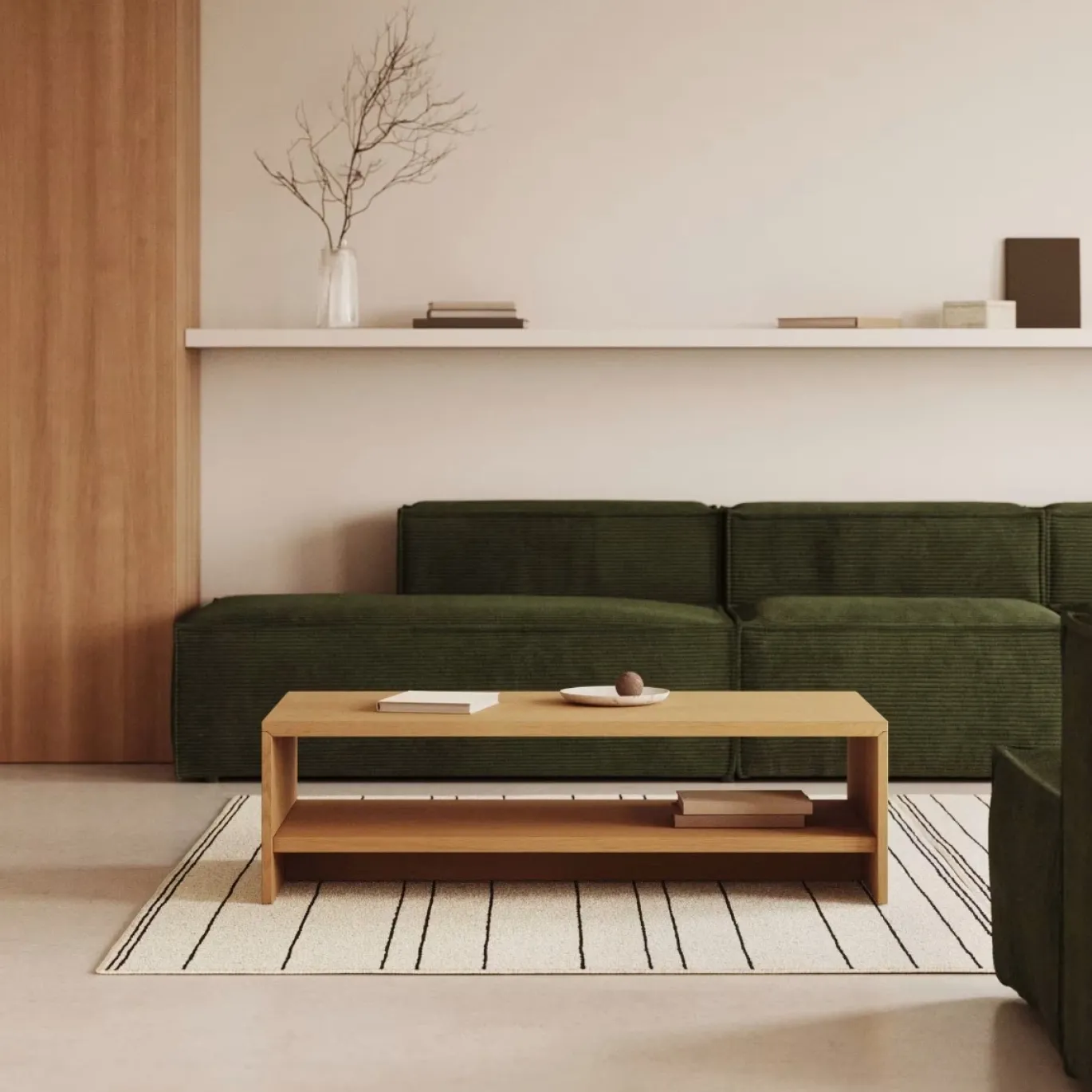 Kave Home Salontafel Abilen Eikenfineer 120cm