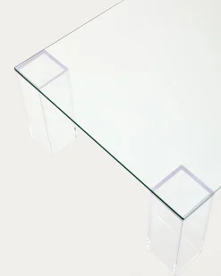 Kave Home Salontafel Adularia Glas 140cm