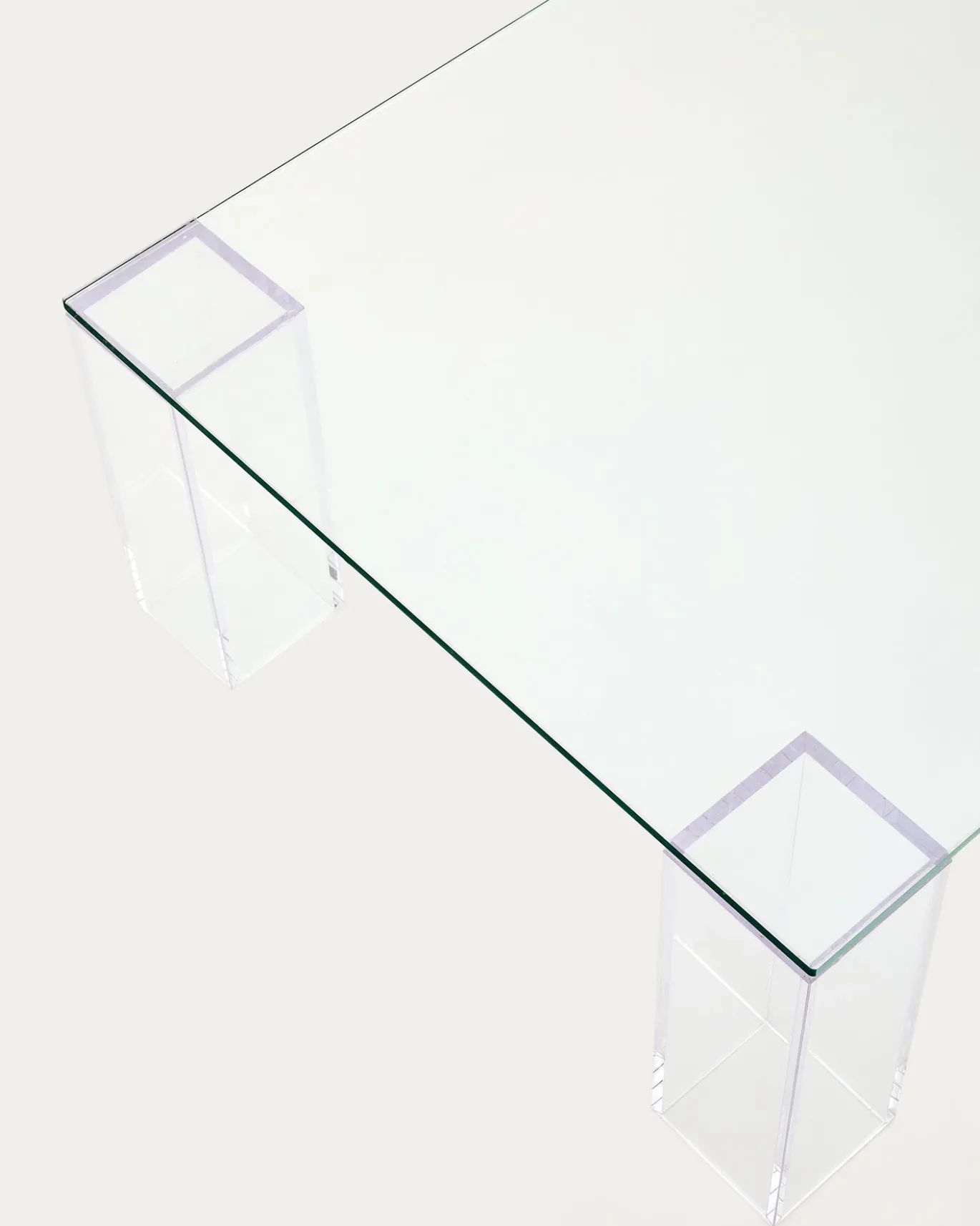 Kave Home Salontafel Adularia Glas 140cm