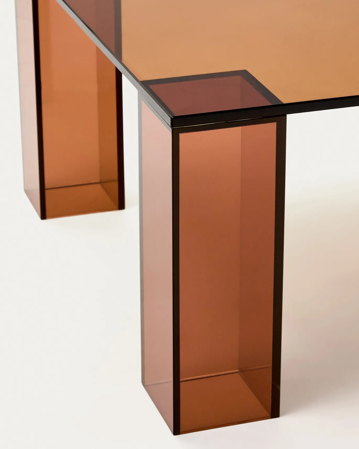 Kave Home Salontafel Adularia Glas Bruin 140cm