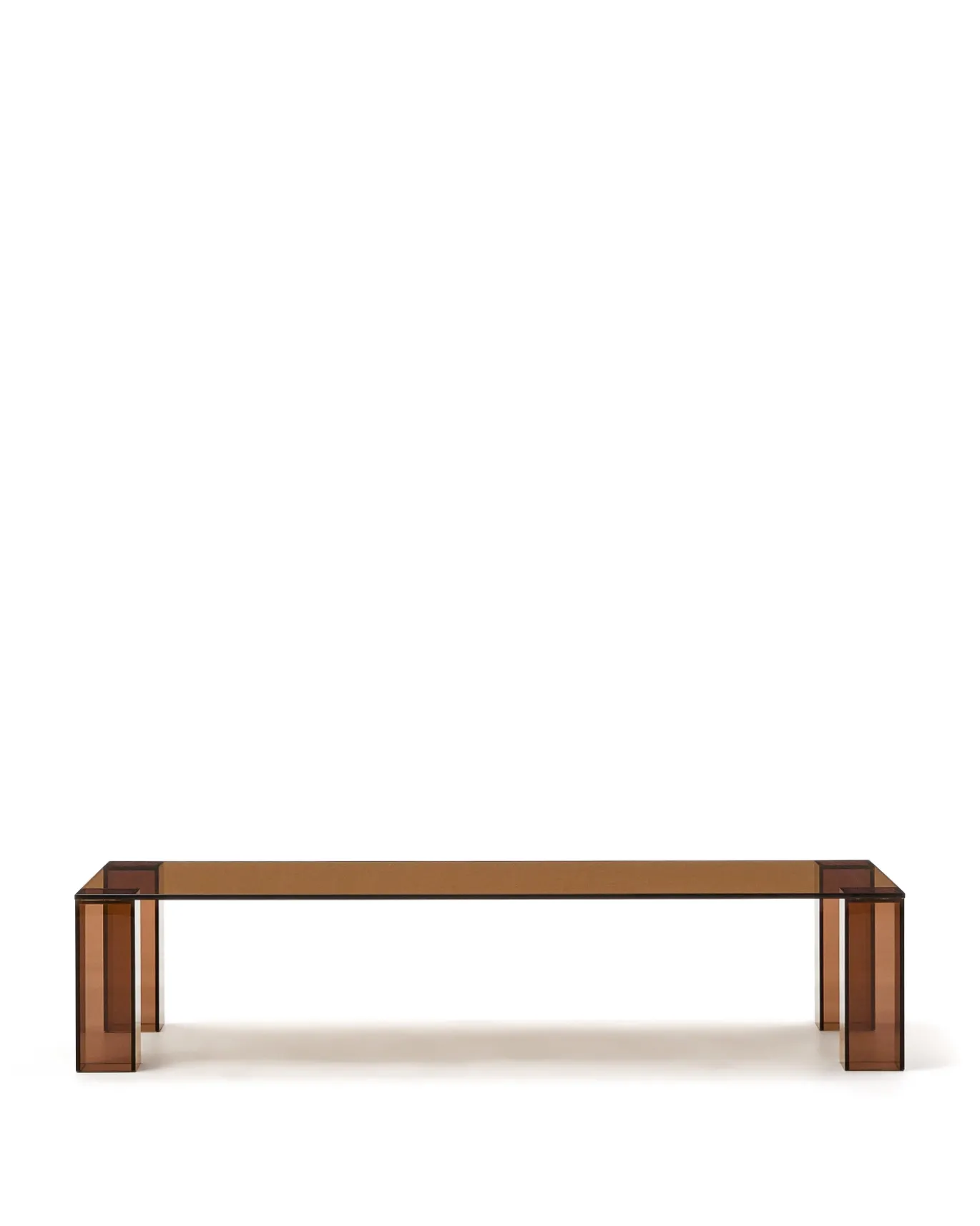 Kave Home Salontafel Adularia Glas Bruin 140cm
