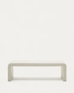 Kave Home Salontafel Aiguablava Wit Cement 135x65cm