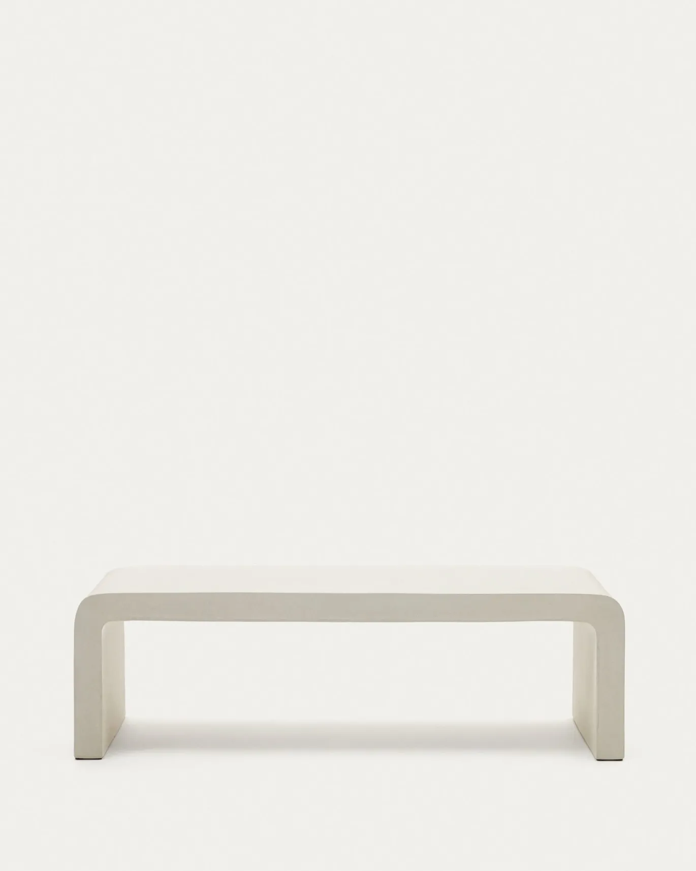 Kave Home Salontafel Aiguablava Wit Cement 135x65cm