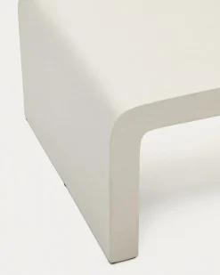 Kave Home Salontafel Aiguablava Wit Cement 135x65cm