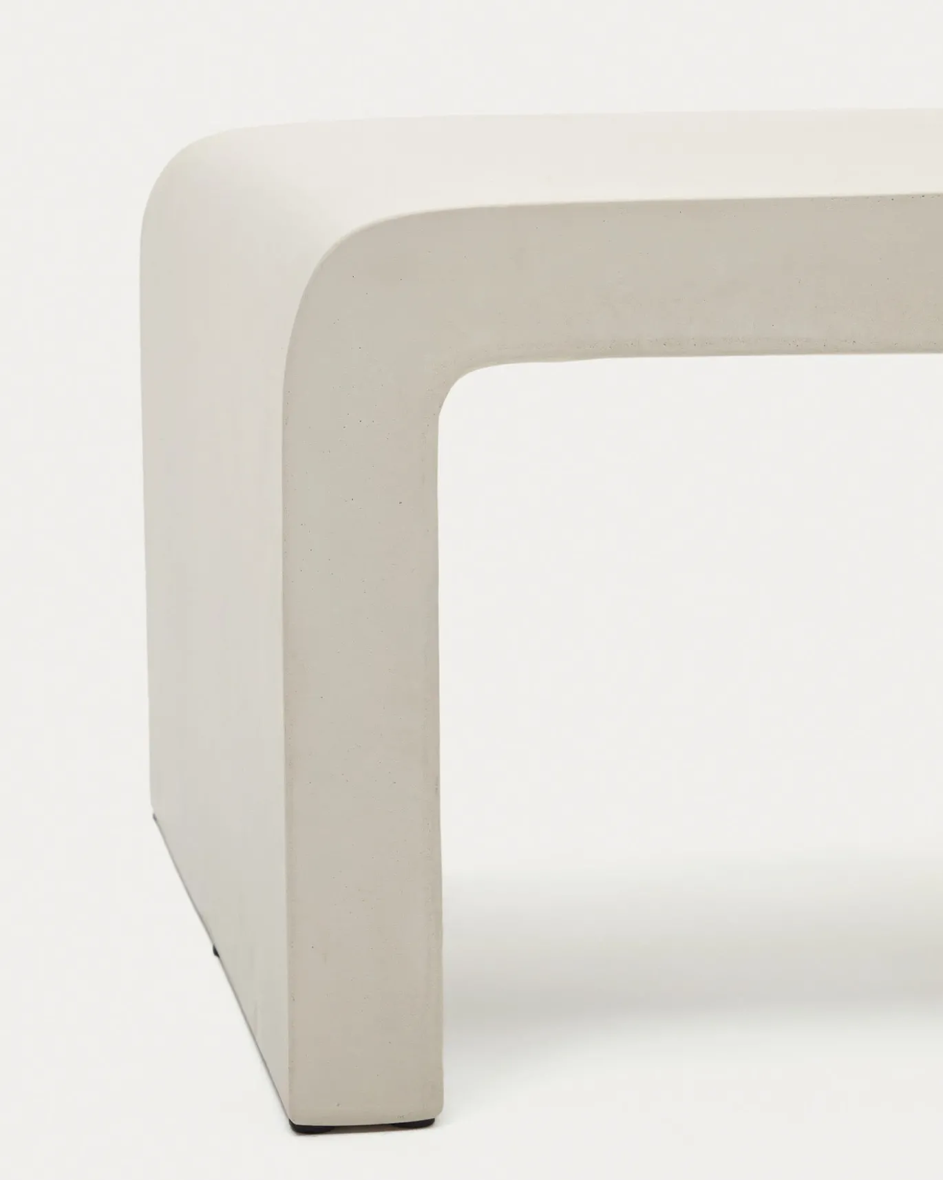 Kave Home Salontafel Aiguablava Wit Cement 135x65cm