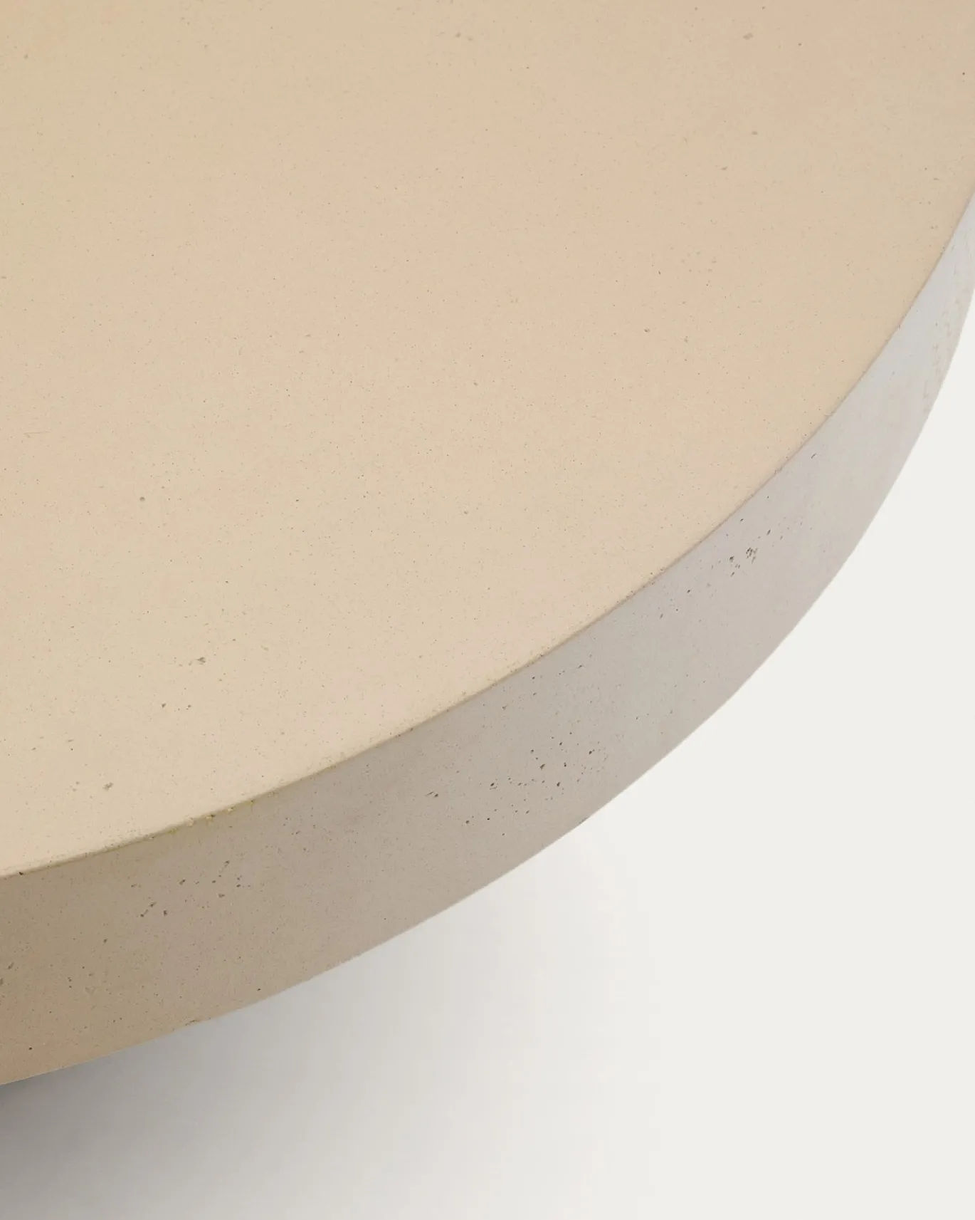 Kave Home Salontafel Aiguablava Cement Beige Ø90cm