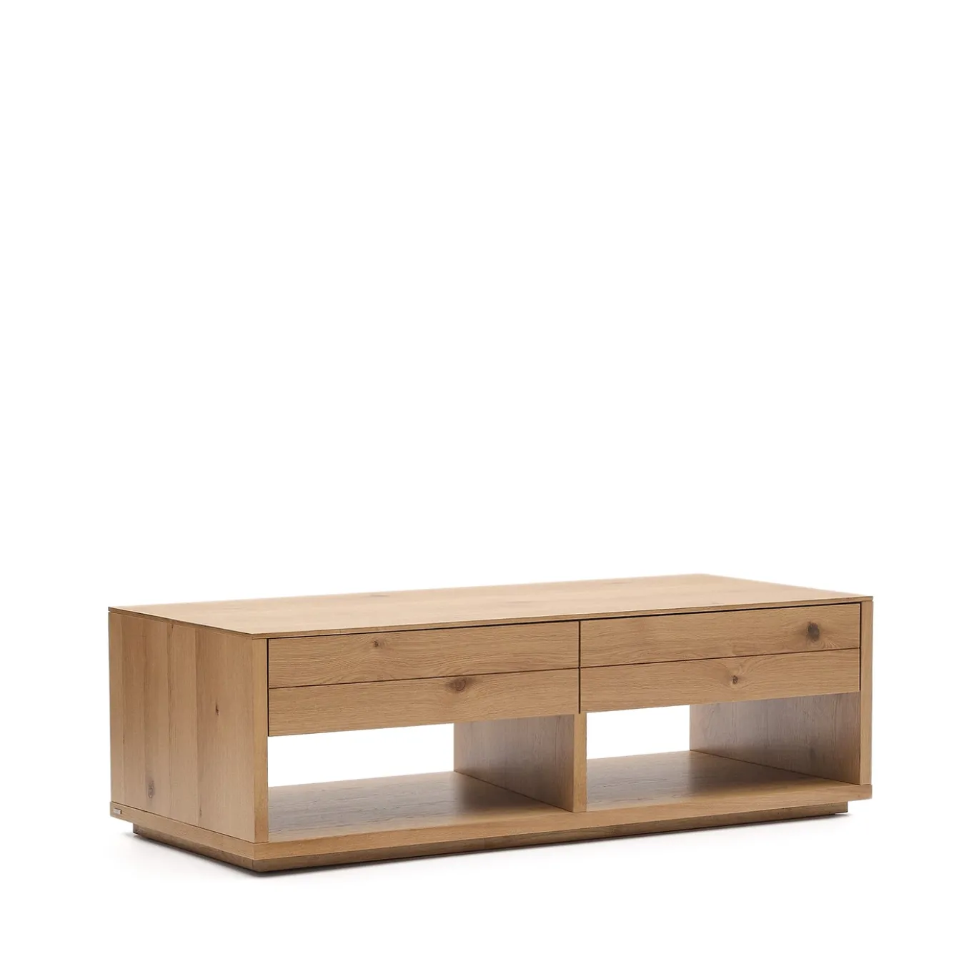 Kave Home Salontafel Alguema Naturel 2-Lades 140cm
