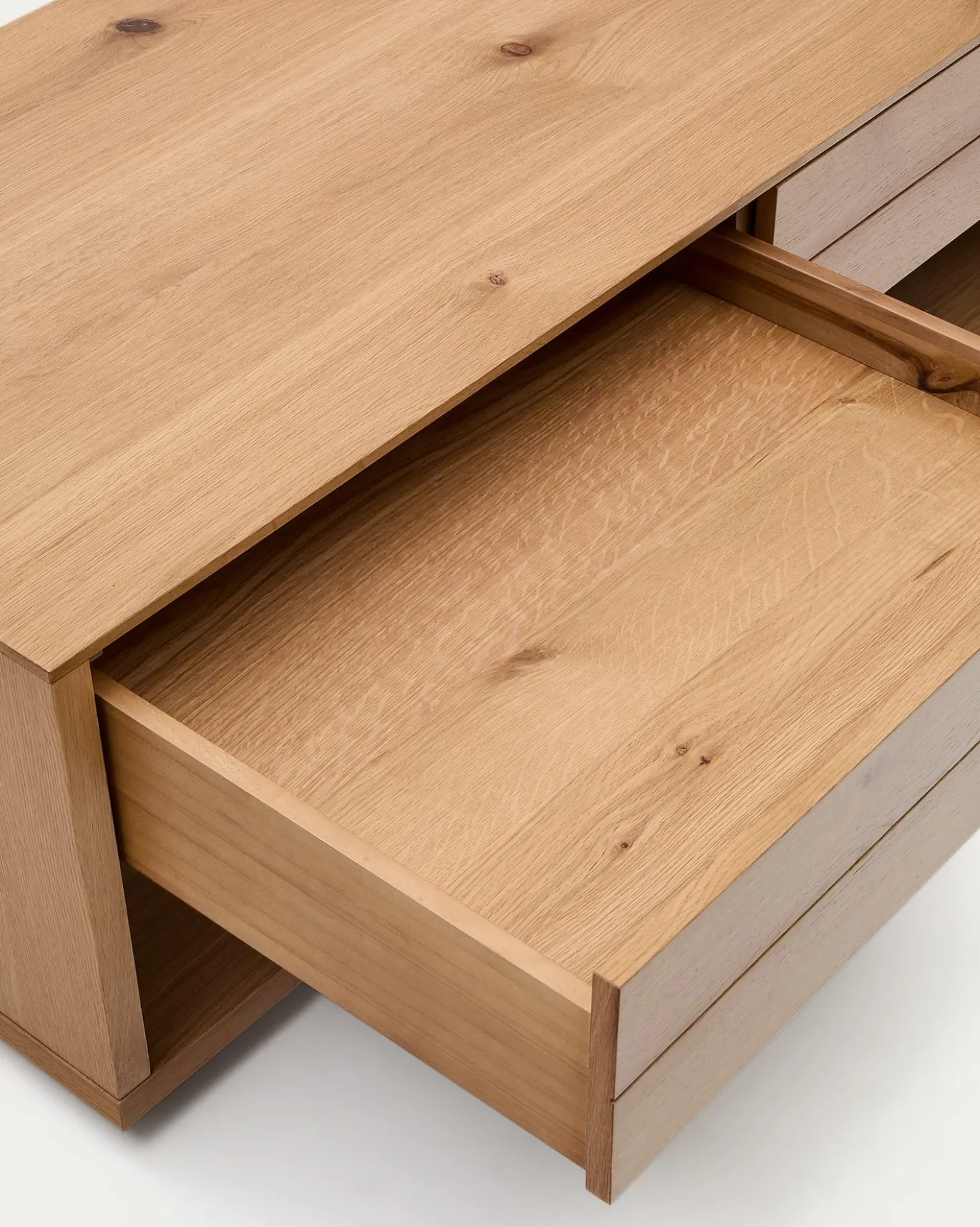 Kave Home Salontafel Alguema Naturel 2-Lades 140cm