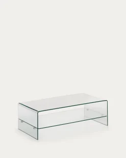Kave Home Salontafel Burano Glazen 110x55cm