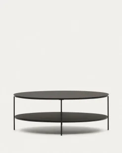 Kave Home Salontafel Fideia Gehard Glas Ø110x65cm