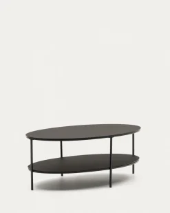 Kave Home Salontafel Fideia Gehard Glas Ø110x65cm