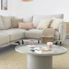 Kave Home Salontafel Fleksa Rond Grijs Metaal Ø72cm
